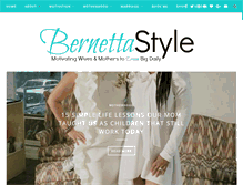 Tablet Screenshot of bernettastyle.com